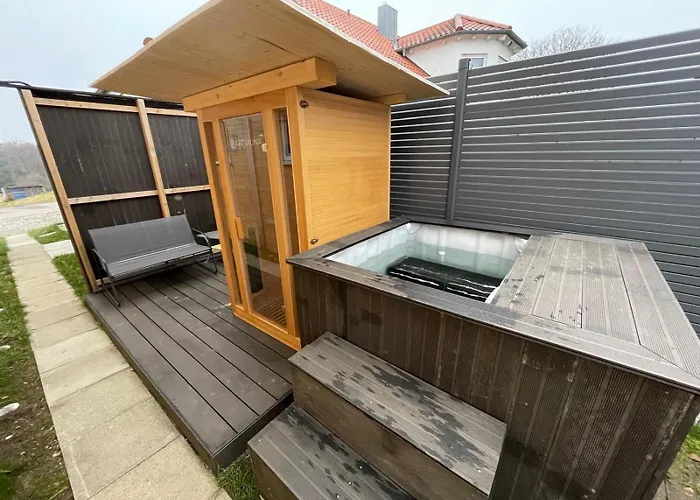 Lägenhet Tiny Haus #4 - Ruhe & Wellness Mit Sauna Und Tiny Pool *